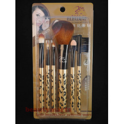 Leopard Handle Makeup Brushes Sets 5pcs Leopard Handle Makeup Brushes Sets 5pcs